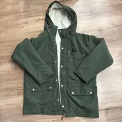 jaVa. ダークカーキ×ベージュ マウンテンパーカー Lサイズ
