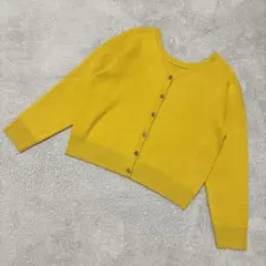 ルノンキュール　Lugnoncure イエロー 長袖カーディガン