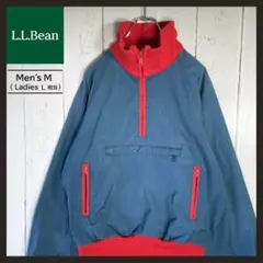 L.L.Bean 80's ハーフジップ プルオーバージャケット USA製 古着