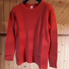 送料込み　フラットヘッド　サーマルロンTシャツ　36 オレンジのサムネイル