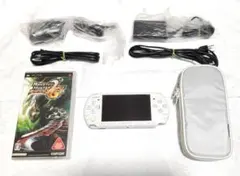 PSP-3000　ホワイト　液晶画面は、完全に無傷　　難あり品