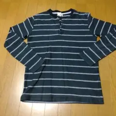 Beams ストライプ 長袖カットソー L