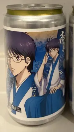 銀魂 ラベル缶 志村新八 ステッカー