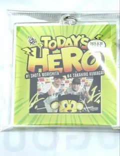 TODAY'S HERO8/30 アクキー熊谷敬宥選手・森下翔太選手