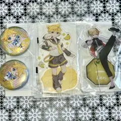 【鏡音レン】缶バッジ アクリルスタンド 4点セット