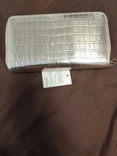 美品】レザージュエルズ クロコダイル ラウンド長財布 CO-16977 ピンク