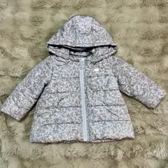 SLAP SLIP べべ　80 アウター　フード取り外し　花柄　パープル