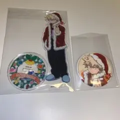 爆豪勝己　クリスマス　アクスタ　アクリルスタンド　缶バッジ