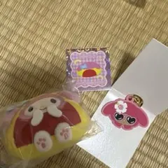 Sanrio niccolino ぬいぐるみ キーホルダー セット　マイメロ