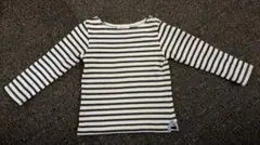 長袖ボーダーカットソー　95cm