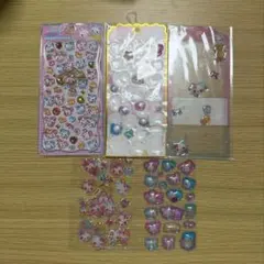 ハッピーマーチ　シールセット　ジュエルプチドロップシール　ウォーターシール