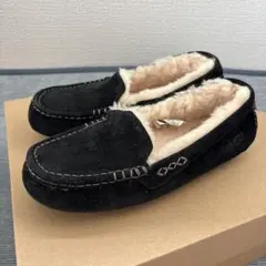 現行モデル】UGG アンスレー モカシン 24㎝ 黒 1106878 ブラック