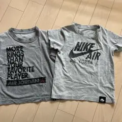 キッズ Tシャツ 2枚セット グレー