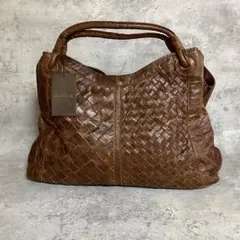 ✨希少・極美品✨goa ゴア 本革 イントレチャート 2WAY バッグ 茶のサムネイル