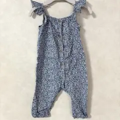 H&M ベビー オーバーオール 小花柄 70-75