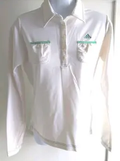 adidas　長袖ポロシャツ