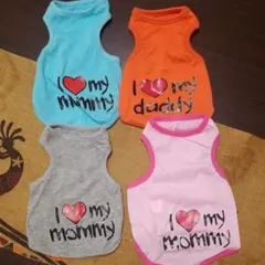 ドッグウェア☆犬服⭐春夏　タンクトップ、夏！