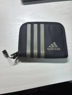 adidas キッズ 二つ折り財布 ブラック