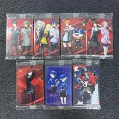 ◯ペルソナシリーズウエハース2弾カード　ダブり無し　P5R 7枚セット