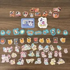 ディズニー フレークシール ミッキー プーさん チップとデール ベビーミッキー