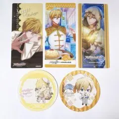 アイナナ 六弥ナギ アニカフェ ブックマーカー コースター 5点セット