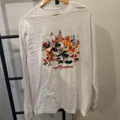 WDW 海外ディズニーパーク L クリスマス ロングTシャツ パークロゴのサムネイル