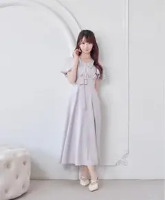 ロゼミューズ tack mermaid dress 水色 グレー ワンピース - メルカリ