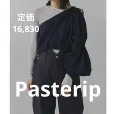 ワンショルダーデニムトップ　デニムトップス　セール　Pasterip 新品