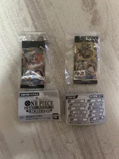 ONE PIECE大海賊シールウエハース ミニチュアチャーム ナミ、ウソップ