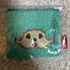 モンチッチ もこもこスクエアポーチ E:グリーン