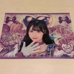 iLiFE! あいらいふ 純嶺みき クリアポスター MEGALiFE! Kアリ