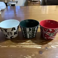 スターバックス　2021 クリスマス限定　ホリデーミニカップ　3点セット