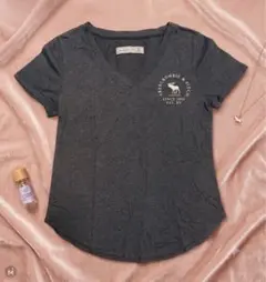 Abercrombie & Fitch Vネック Tシャツ XS グレーのサムネイル