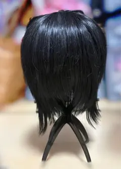 ファッションウィッグ コスプレウィッグ ブラック 黒 ウルフカット風