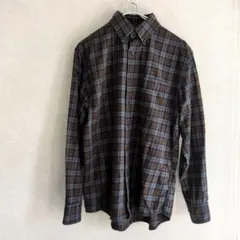 UNIQLO メンズ チェック 長袖 Mサイズ ボタンダウン　ユニクロ