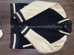 Flawless, スタジャン ブラック・アイボリー Lサイズ