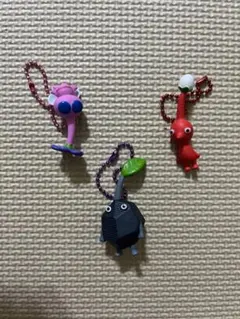 ピクミンマスコット&フルーツグミ2 赤ピクミン　羽ピクミン　岩ピクミン
