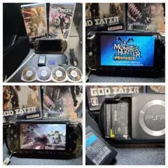 PSP-1000本体(美品)操作良好 + ソフト・付属品直ぐに遊べるセット♪