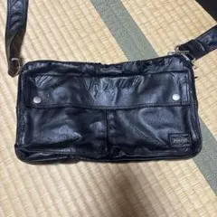 革*画様 PORTER ブラック ショルダーバッグ