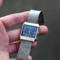 80s Vintage Seiko LASSALE タンク ブラック文字盤 - メルカリ