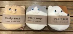 wooly morly　ねこせっけん　BIGぬいぐるみ　全種セット