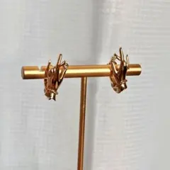 90s Vintage　ヴィンテージ　貴婦人の手　イヤリング　ジュエリー