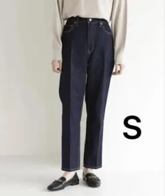 【新品未使用】GLOBAL WORK GOODデニムテーパードパンツ Sサイズ