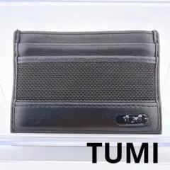 【TUMI（トゥミ） カードケース ブラック　レザー】