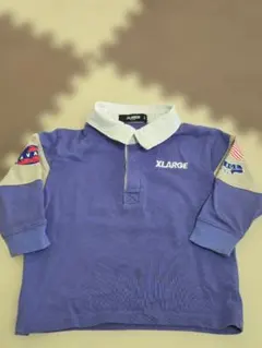 XLARGE KIDS ラガーシャツ 90cm　パープル
