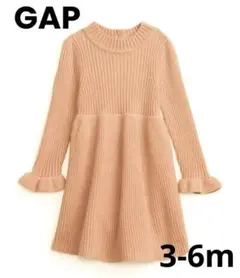 新品同様 ギャップ/Baby GAP ペプラム チュニック ニットワンピース