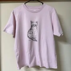 ユニクロ　UT レオナールフジタ　藤田嗣治　ピンク　M used