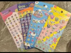 たまごっち　キラキラ　ぷっくりキャラクターシールセット 4枚