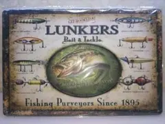 ブリキ看板 フィッシング 釣り ルアー ②