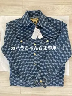 【極美品】MICHAEL KORS ロゴ ジャカード デニムジャケット Ｇジャン MICHAEL KORS（マイケルコース）の「ロゴ ジャカード デニム